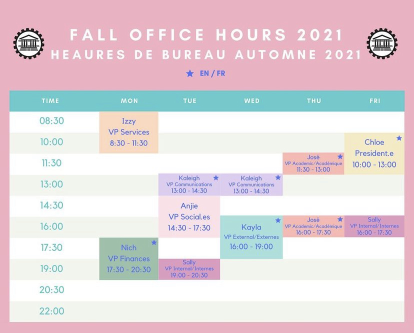 Office Hours 2020-2021